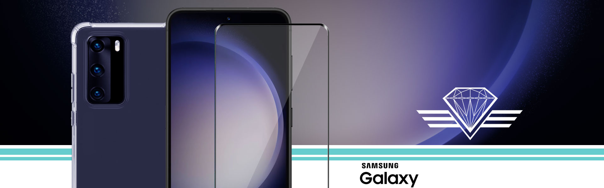 Coque et verre tremp&eacute; pour Samsung Galaxy